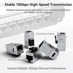 Jadaol 48 Port Shielded Patch Panel Rack or Wall Mount 19-Inch, 2U Cat6A Network Panel Preloaded with 48 Keystone Couplers Plus 2 Spare, 10Gbps Ethernet Panel with Cable Management & Back Support Bar