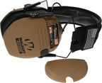 Walker's Razor Slim Ultra Low Profile Compact Design Adjustable Range Shooting Hunting Hearing Protection Electronic Earmuffs