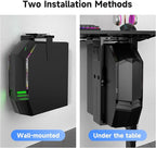 Suptek Adjustable Under Desk and Wall PC Mount,3.94 to 11.61 inch Wide Computer Case CPU Hanger Holder 360 Degree Rotatable Under-Desk PC Hanging Stand Holder Mount (ZJJ001L)