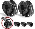 Pro Barbell Clips 1 inch Barbell Clamps 0.9-1.18inch Quick Release Weight Clips for Bars Multi-Size Adjustable Olympic Barbell Clamps