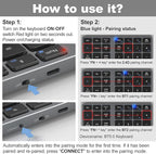 MOFII Bluetooth Number Pad for Laptop - Gray Wireless Numeric Keypad 35 Keys USB-C Rechargeable Numpad, Accounting Portable Financial Data 10 Key for Laptop/PC/Desktop/Notebook/Surface Pro