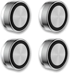 Audiocrast IF3917S HiFi Speaker Isolation Feet Pads 4PCs Aluminum 39x17mm Silver Speaker Shock Absorber Vibration Dampener Floor Protector for Audio Speaker Subwoofer CD DVD Amplifier Turntable DAC