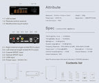Topping E30II lite DAC Preamp - AK4493S Hi-Res XMOS XU208 DAC 32Bit/768kHz DSD512 DSD Direct Mode for USB/Coax/Opt Inputs RCA HiFi Stereo Digital Audio Decoder(Black)
