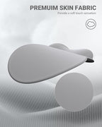 Ergonomic Mouse Pad Wrist Support, Comfortable Mouse Pad Wrist Rest, Relieve Wrist Pain Gel Mouse pad, Non-Slip Rubber Base Mousepad for Laptop, Computer, Prefect for Office & Home(Gray