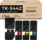 TK-5442 TK5442 Toner Cartridge 4-Pack High Yield Replacement for Kyocera TK-5442K TK-5442C TK-5442M TK-5442Y Compatible with ECOSYS PA2100cx PA2100cwx cdn MA2100cx/ MA2100cfx MA2100cwfx Laser Printers