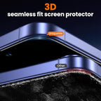 UniqueMe for iPhone 16 / iPhone 15 Screen Protector - [Military Grade Shatterproof & 9H+ Hardness] Screen Protector 15/16 Tempered Glass Full Coverage Protection, Easy Installation, 2 Packs
