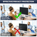 HD Laptop Privacy Screen 13.3 inch, Upgraded Laptop Privacy Screen for 16:9 Widescreen Removable Anti Glare Screen Cover and Blue Light UV-Blocking Filter
