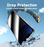 MAGIC JOHN 2 Pack for iPhone 11/iPhone XR 6.1 inch Privacy Glass Screen Protector, Auto Dust-Elimination Installation, Bubble Free, HD Clear, Easy Installation