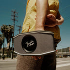 Fender x Teufel ROCKSTER GO 2 Portable Bluetooth Speaker – Powerful Sound, Rugged, Waterproof, 28 Hour Battery, Carrying Strap for Outdoors and Travel