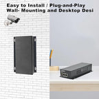 High Power Gigabit PoE++ Injector Adapter, Integrated Power Supply, Convert A Non-PoE Port to A 90W Gigabit Port, Up to 95W to 60W, 30W, 15.4W, Up to 100m (328 ft)