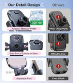 TORRAS Pink Phone Holders for Your Car【True Military-Grade & Strongest Suction】, Universal Car Phone Holder Mount Truck Cradle Stand for Dashboard Windshield Vent, Pink Car Accessories