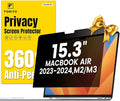 F FORITO 360° Privacy Screen Protector Compatible with MacBook Air 15.3 inch (2023-2025, M2, M3, M4), Anti Peeping and Anti Glare Laptop Privacy Screen Shield