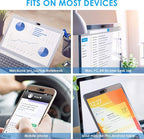 Webcam Camera Cover Slide 0.028-Inch Ultra-Thin Webcam Cover Blocker for MacBook, iMac, Laptop, Desktop, Pc, iPad, iPhone, Smartphone Protect Your Visual Privacy and Security (Green - 3 Pack)