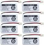 BT162342/BT262342 Cordless Phone Batteries 2.4V 600mAh Ni-Mh BT166342/BT266342 CS6114 CS6419 CS6719EL52300 CL80111 (8 Pack)