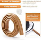Floor Cord Cover 6ft, Cord Hider Floor Yellow Oak Wood, Floor Cable Management Prevent Cable Trips, Floor Cable Cover Wire Covers for Electric Power Cords, Cord Protector Cord Cavity W0.47in x H0.28in