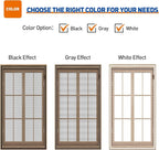 MAGZO Customized Window Screen,Screen Mesh Attachable and Detachable with Hook Tape, Durable, Washable