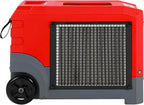 Mounto MOUNTO 268Pints LGR Commercial Compact Dehumidifier with Pump and Drain Hose, LGR Portable Dehumidifier with wheels for Home, Basements, Garages, and Job Sites (Red)