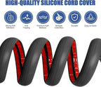 Floor Cord Cover Self Adhesive Cord Hider,10FT Cable Management, Extension Strip Protector for Wires, Prevent Cable Trips for Offices, Gyms, Exhibitions Cavity:0.39"(W) x 0.27"(H) Wooddarkblack