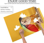 Custom Puzzle 120/200/300/500/1000/1500 Pieces, Personalized Puzzle from Your Own Photos, Customized Picture Jigsaw Puzzle Gift for Christmas Wedding Birthday Family