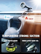 Bracketron MagSafe Car Mount,MagAlign Pro Extend Magnetic Phone Holder for Car Windshield & Dashboard & Vent,360° Vacuum Suction Cup Phone Mount for iPhone 16 Pro Max 15 14 13 12,Car Accessories.