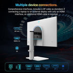 KTC Monitor 27-inch White Gaming Monitor WQHD (2560x1440) Fast IPS, 300Hz (Supports 320Hz via Overclocking) 1ms 144% sRGB High Brightness 450cd/㎡, Low Blue Light, Flicker-Free, 2 x HDMI, 1 x DP H27E6