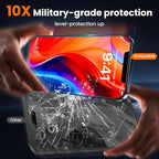 UniqueMe for iPhone 12 / iPhone 12 Pro Privacy Screen Protector - [Military Grade Shatterproof & 9H+ Hardness] Screen Protector 12 Pro Tempered Glass Full Coverage Protection, Easy to install, 2 Packs