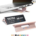 Steepy Adjustable Laptop Stand - 3 Heights Computer Riser for Desk - Portable With Adjustable Height
