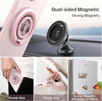 SYNCWIRE for MagSafe Ring Holder, Magnetic Phone Ring Holder Magnet Cell Phone Grip Finger Ring Kickstand Compatible with iPhone 16 15 14 13 12 Pro Max fits MagSafe Accessories