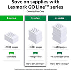 Lexmark C3326dw Color Laser Printer with Ethernet, Mobile-Friendly, Wireless Office Printer with Automatic Two-Sided Printing (3-Series)