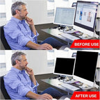 34 Inch Computer Privacy Screen for 21:9 Aspect Ratio Widescreen Monitor,Removable Anti Spy Data Confidentiality Security Privacy Protector Film,Anti Blue Light Glare Monitor Privacy Filter