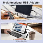 USB C to USB 3.0 Adapter, USB C Android Adapter Male to USB A Female OTG On The Go Cable for Samsung Galaxy S25 Edge Ultra S24 S23 S22 S21 S20 A36,Google Pixel 9 8 7 Pro,Moto G 5G 2025