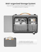 tomtoc 360 Protective Laptop Shoulder Bag for 15 Inch New MacBook Air M4/A3241 M3/A3114 M2/A2941 2025-2023, 15 Inch Microsoft Surface Laptop 6/5, Water-Resistant Accessory Case for MacBook Pro