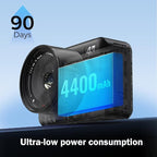 ATLI X10 4K Time Lapse Camera 30 FPS Video Wi-Fi App Control Ultra-Low Power Consumption 1/1.8” 8MP Sensor for Scenery Stars Plants Scientific Research Social Media Pre-Installed 128GB Card