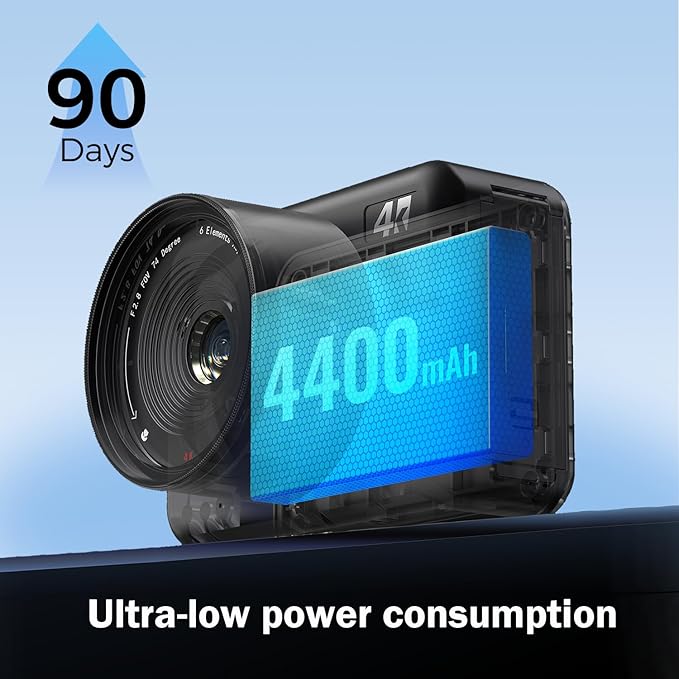 ATLI X10 4K Time Lapse Camera 30 FPS Video Wi-Fi App Control Ultra-Low Power Consumption 1/1.8” 8MP Sensor for Scenery Stars Plants Scientific Research Social Media Pre-Installed 128GB Card