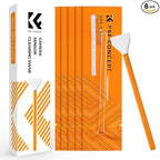 K&F Concept 6 Pack APS-C Frame Sensors Cleaning Swabs, DSLR SLR Digital Camera Dry CCD CMOS Clean Swabs Compatible with Nikon Sony Canon DSLR Camera Sensor, 16mm x 20mm