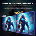 CRUA 32Inch Curved Gaming Monitor, FHD(1920 * 1080P) VA Screen 165Hz/200Hz, 1800R VA Screen, 120% sRGB, Computer Monitor That Support AMD Freesync, HDMI, DP, Wall Mountable Installs-Black