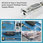 SEQURE SI012 Soldering Iron Kit, 68W Portable Soldering Iron Electric, Fast Heating, DC+PD Power Input, Digital OLED Display, Constant Temperature, Auto Sleep Welding Tool, TS-B2 Soldering Tip, XT60