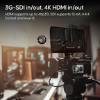 Osee G7 Pro 7 Inch Touchscreen Camera Monitor, 3000Nits HDR Field Monitor with Camera Control, Touch to Focus DSLR Monitor with 3G-SDI 4K HDMI in/Out, 3D-LUT New UI Flexible Power Supply