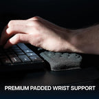 VIVO Premium Adjustable Computer Keyboard and Mouse Platform Tray, Ergonomic Under Table Desk Mount Drawer with Padding, Black, MOUNT-KB27P-B