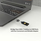 USB to USB C Adapter - iPhone 15, 16 Charging and Data Converter Type C Female to Type A Male, Compatible with Samsung Galaxy, iPad, Apple Watch