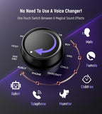 Synido Podcast Equipment, Audio Interface for Podcasting with Pro-preamp, 48V Phantom, DJ Mixer Effects, 9 Customize Sound Pads, XLR Input/6.35/3.5 Line In, for Live Streaming/Music Recording/Gaming