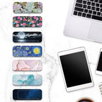 Webcam cover, 3 pieces, laptop camera cover, privacy shielding capacity is twice as big as The traditional, suitable for computer mobile phones, laptops, tablets and so on (black)