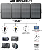 GRECELL Portable Power Station 1000W with Solar Panel 200W,999Wh Solar Generator with Panels Included, 60W USB-C PD Output, 110V Lithium Battery Pack Kit for Outdoor Camping Travel Home (Peak 2000W)