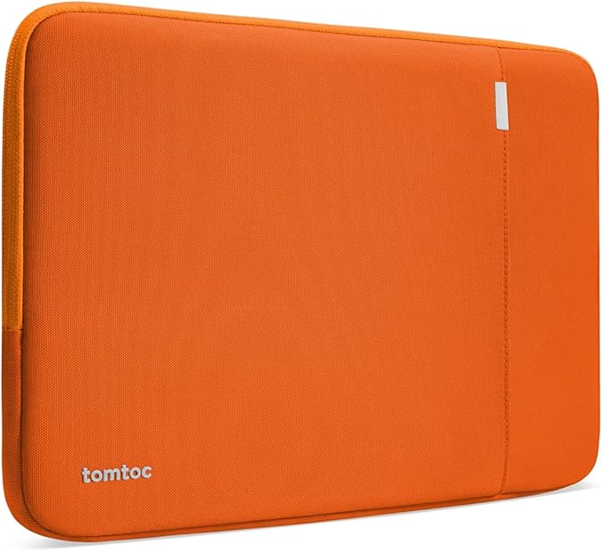 tomtoc 360° Protective Laptop Sleeve for 13-inch New MacBook Air M4/A3240 2025, M3/A3113, M2/A2681 M1/A2337 A2179 A1932, 13-inch MacBook Pro M2/A2686 M1/A2338, Water-Resistant Computer Case Bag