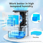 Dehumidifier,TABYIK 38OZ,Small,Quiet, Energy-Saving Dehumidifier with Auto Shut Off, for Bathrooms, Closets, and RVs