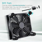 Wathai Cooling Case Fan for Receiver DVR Xbox TV Box Router 120mm x 25mm 5V USB Power