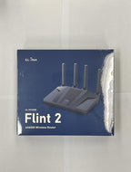 GL.iNet GL-MT6000(Flint 2) WiFi 6 Router with Wide Coverage, High-Speed Gaming Router, 2 x 2.5G Multi-Gig Ports+4 x 1G Ethernet Ports, Mass Device Connectivity, Rapid OpenVpn & WireGuard, 802.11ax