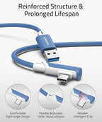 Syntech Link Cable 16 FT Compatible with Meta Quest 3S/Oculus Quest 3, Quest2/Pro/Pico4 Accessories and PC/SteamVR, High Speed PC Data Transfer, USB 3.0 to USB C Cable for VR Headset, Elemental Blue