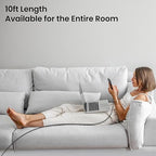 USB to USB C Cable [10ft, 2Pack ] USB A to Type C Right Angle Charger Cord 90 Degree Braided Fast Charging for iPhone 16/15/15 Plus/15 Pro/15 Pro Max/Samsung Galaxy S10 S10+, A15 A25, LG V30, Switch