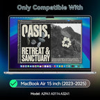 360° Privacy Screen for MacBook Air 15 Inch (2023-2025, M2 M3 M4) - A2941 A3114 A3241, 4 Way Privacy Anti Glare Blue Light Filter Shield Film Anti Spy Laptop Protector for Mac 15.3In Computer